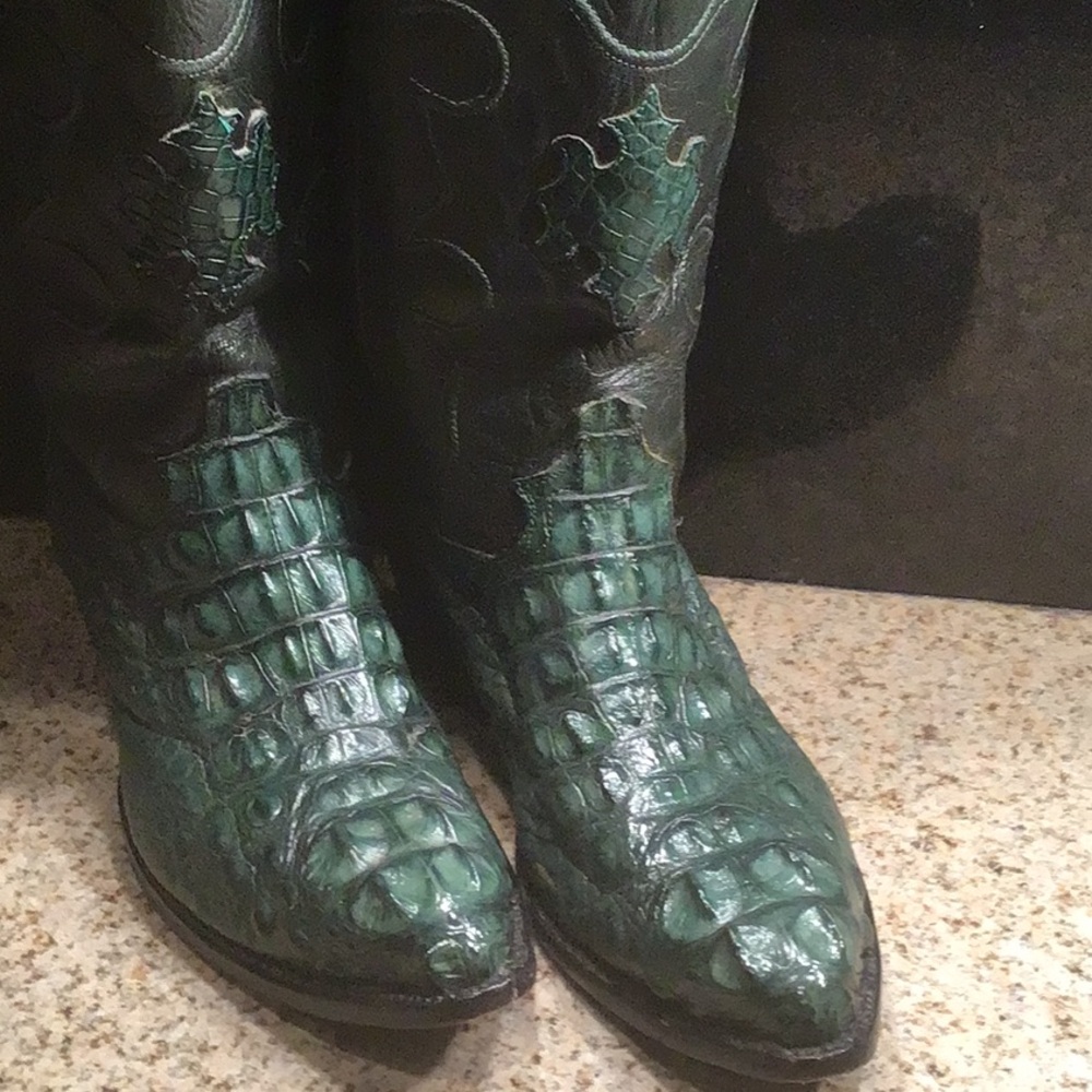 Alligator Cowboy Boots 11d